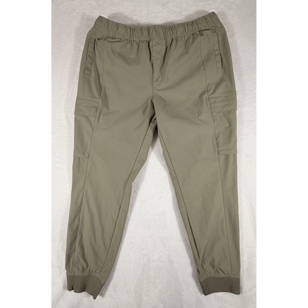 VRST Jogger Pants Men's Sz XL Beige Limitless Cargo Slim Fit Earl